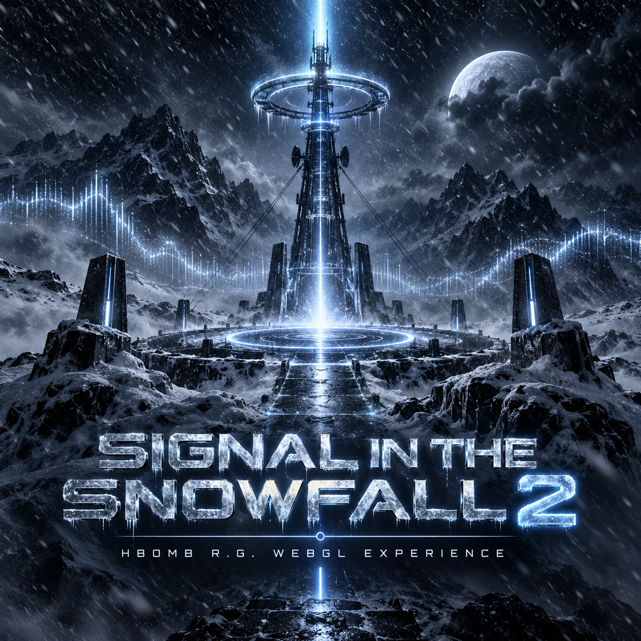 Signal in the Snowfall 2 WebGL experience